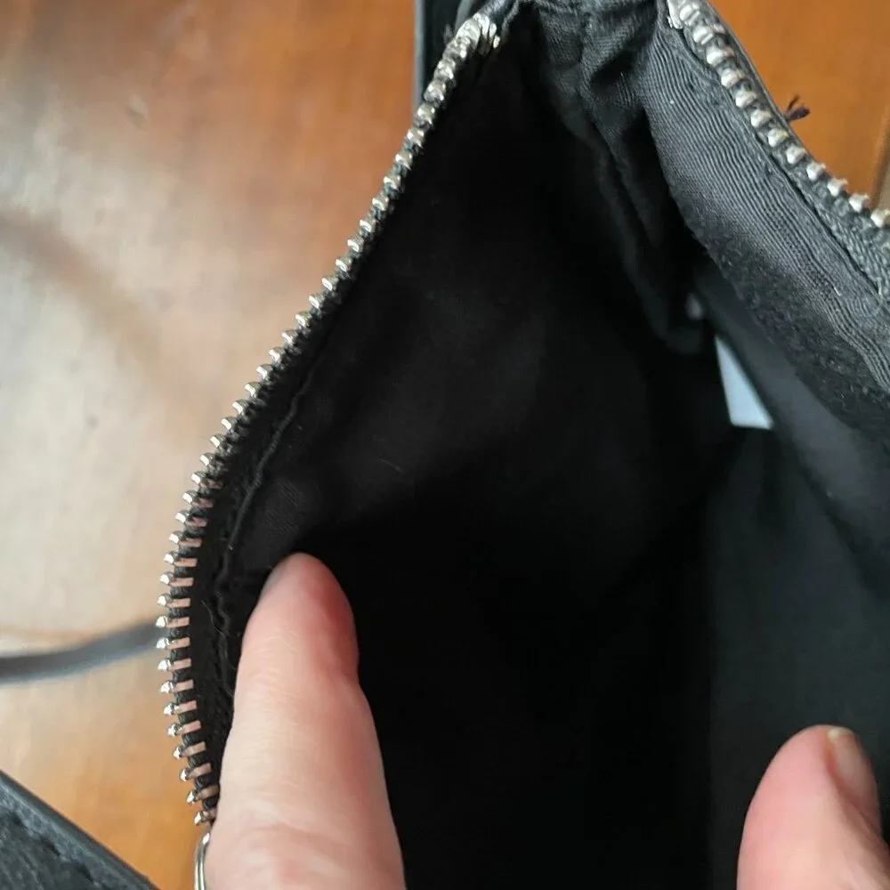 Rae Dunn “BLESSED” Black Crossbody Bag with Detachable TECH Pouch